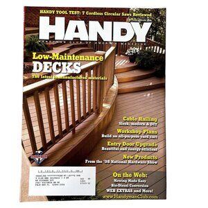 Handyman Woodworking Magazine Vol 16 Issue 89 No 4 Jul Aug 2008 u Low Maintenanc